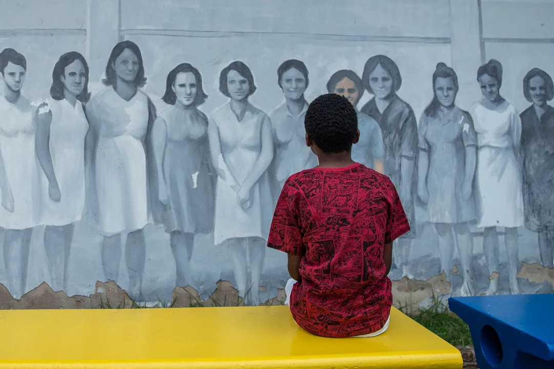 Na foto:  Menor de 9 anos assistido pela OAF