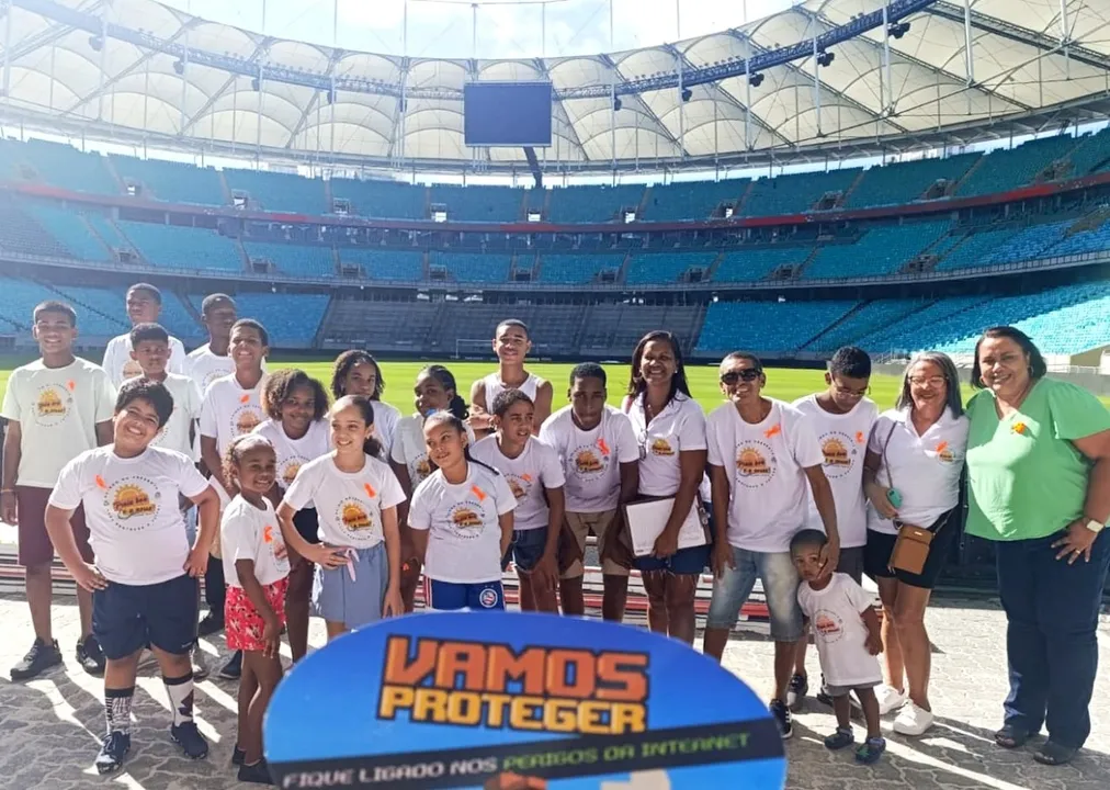 Arena Fonte Nova apoia campanha Maio Laranja com mobilização e atividades educativas