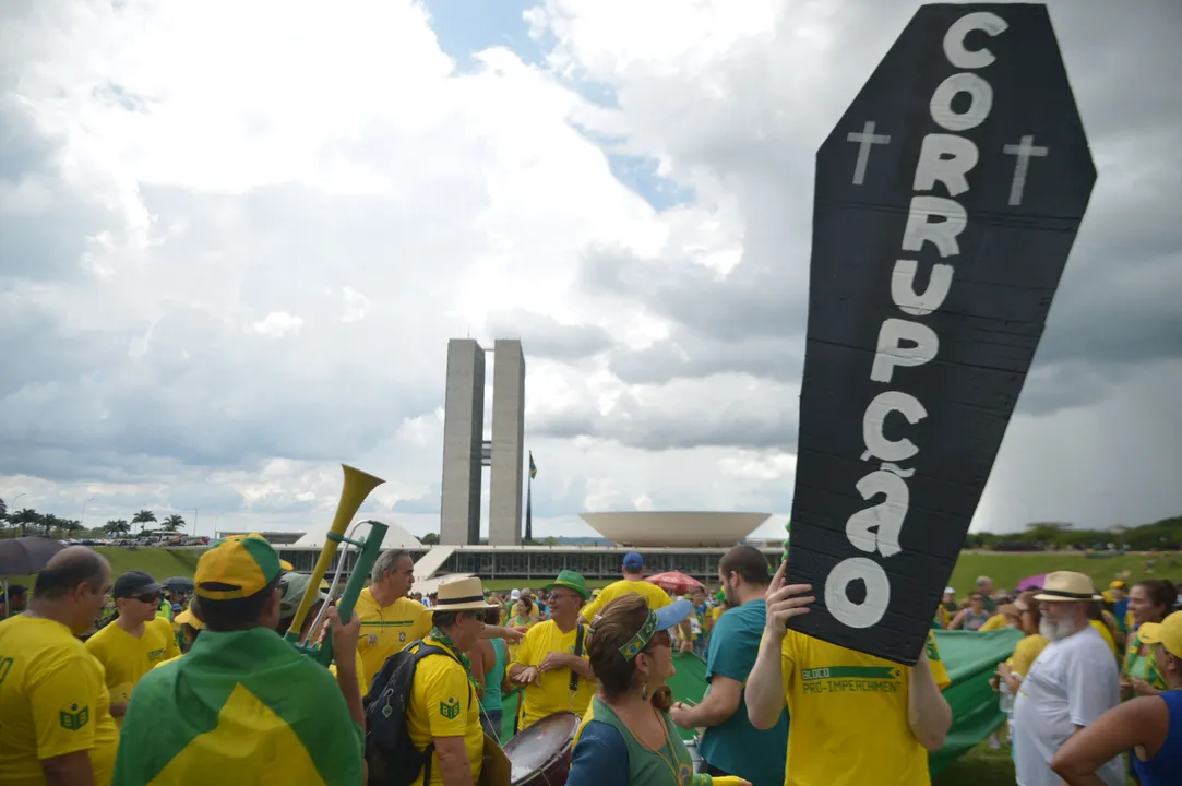 Manifestação em favor da operação Lava Jato