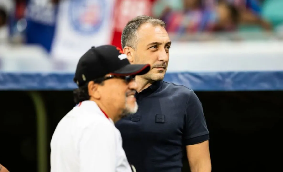 Cadu Santoro, diretor de futebol, e Raul Aguirre CEO do Bahia,