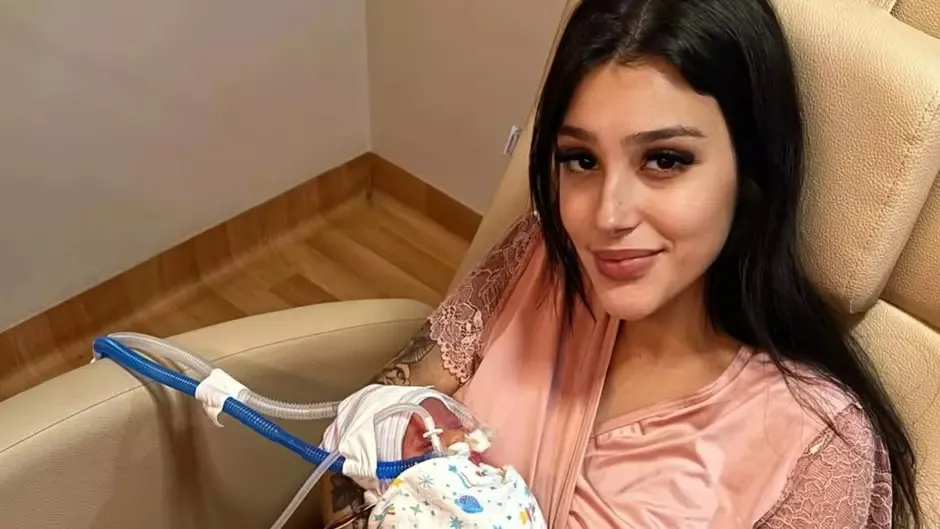 Bia Miranda após o nascimento de Maysha