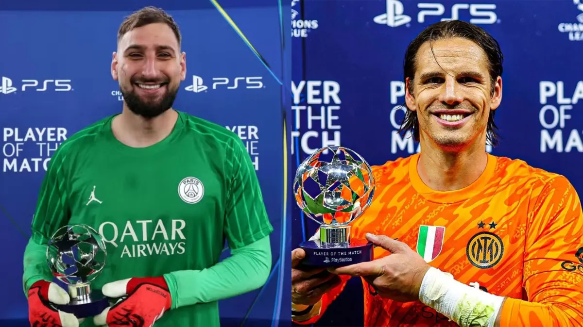 Donnarumma e Sommer com prêmios de melhor da partida na Champions League