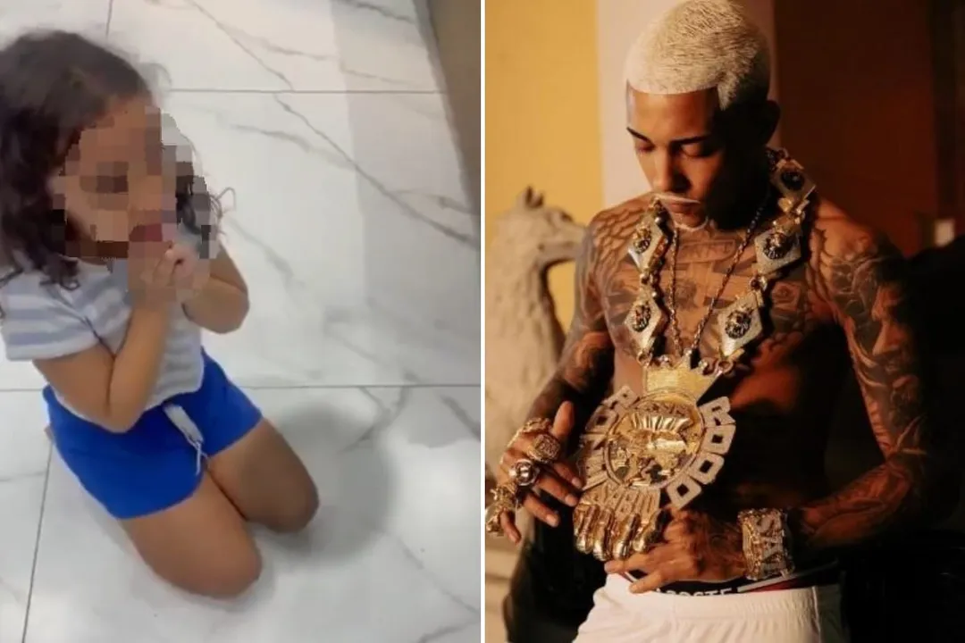 Criança chora com a soltura do MC Poze: "MC não é bandido"