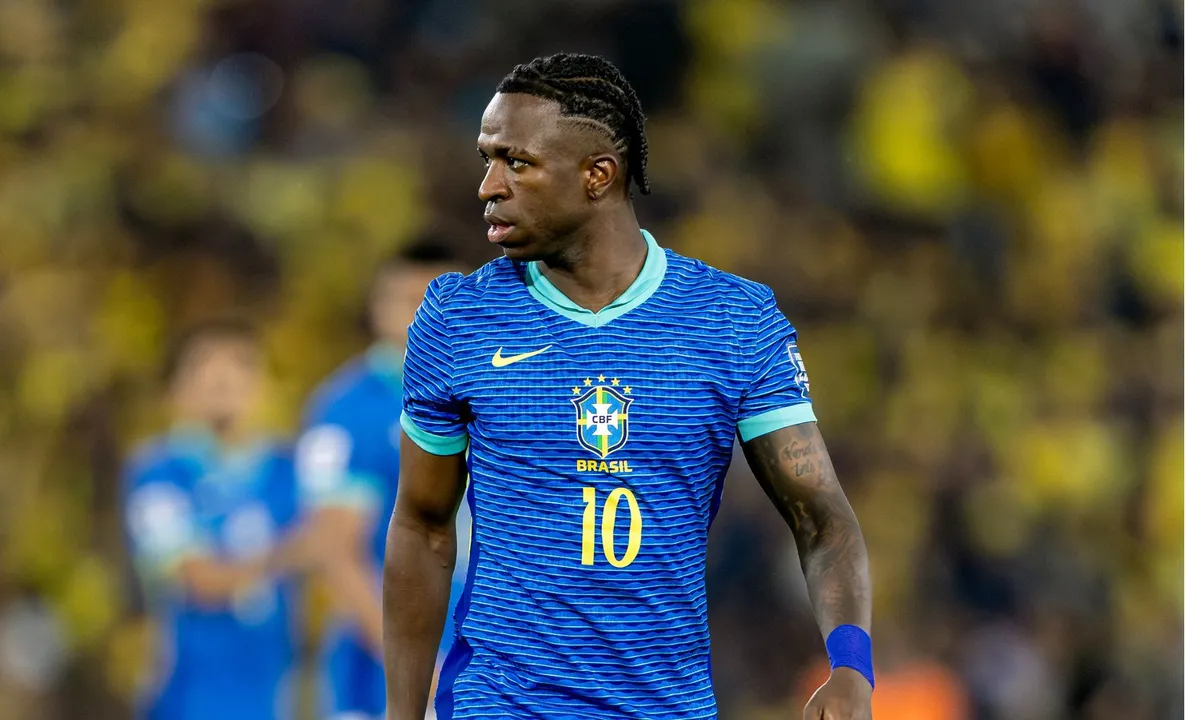 Vini Jr., atacante da Seleção Brasileira