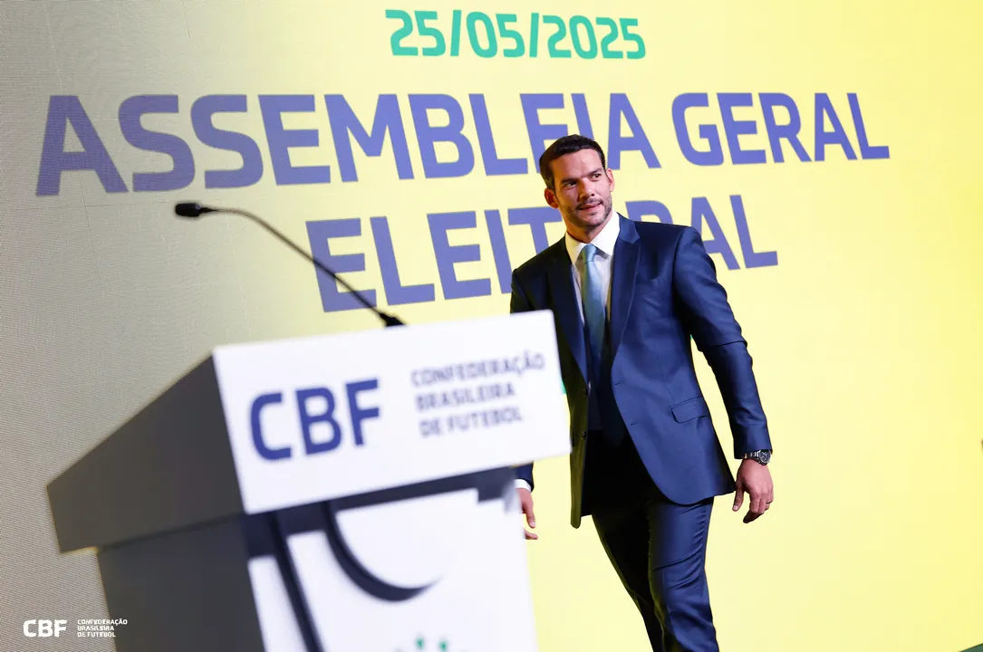 Samir Xaud foi eleito presidente da CBF neste domingo