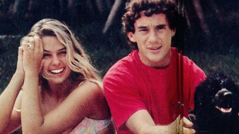 Adriane e Ayrton viverem um romance de mais de um ano