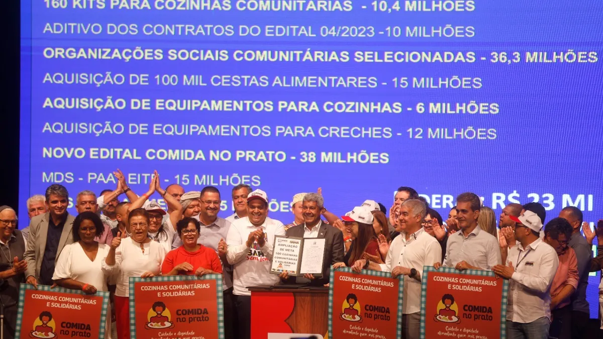 Imagem ilustrativa da imagem Governo Jerônimo investirá mais de R$ 150 mi em segurança alimentar