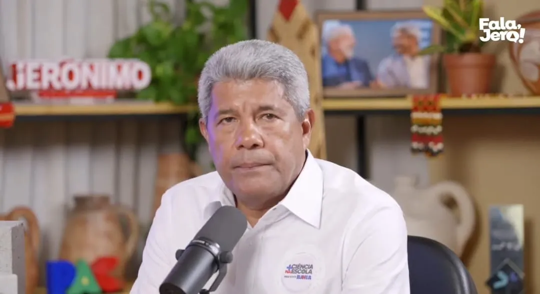 Jerônimo Rodrigues vai detalhar ações de inclusão digital nas escolas estaduais no podcast 'Fala, Jero'