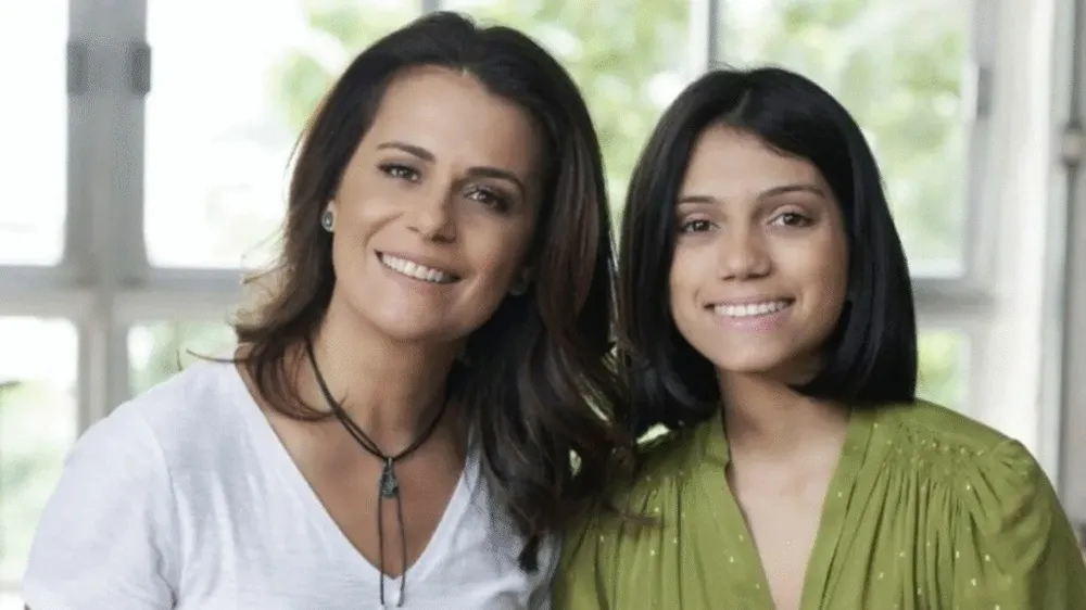 Adriana Araújo e a filha, Giovanna