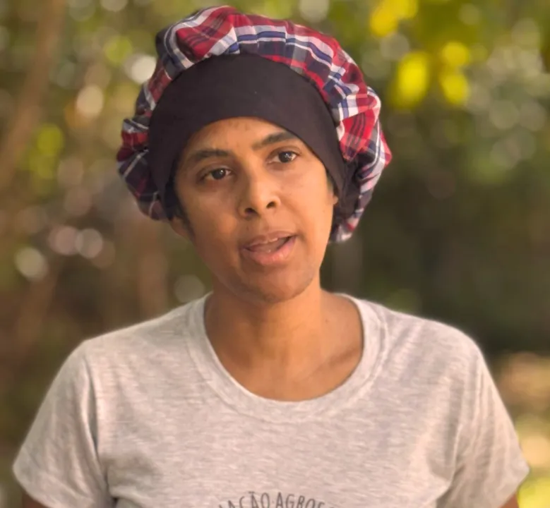 Maiara Oliveira dos Reis, uma das integrantes da Associação Jaqueira