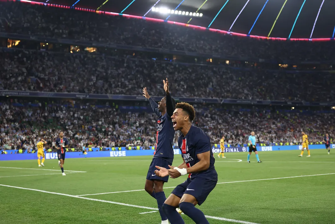 Paris Saint-Germain é campeão europeu com goleada histórica