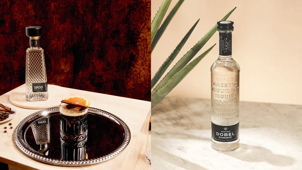 1800 Tequila e Maestro Dobel