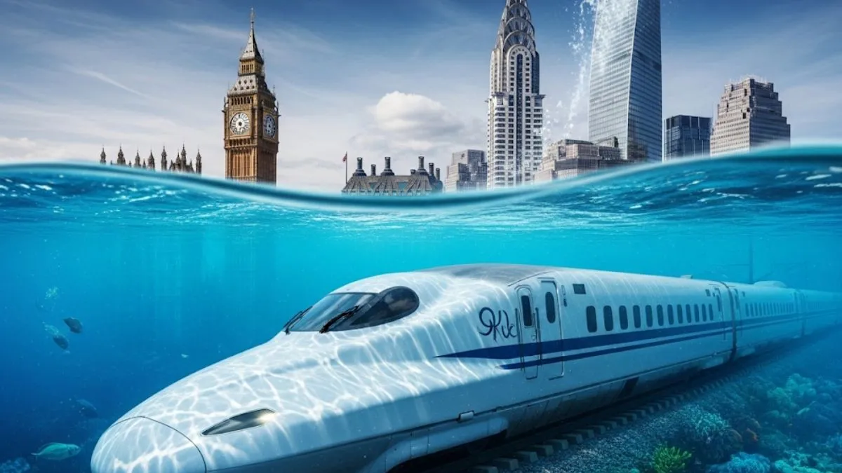 Trem-bala submarino vai cortar continentes