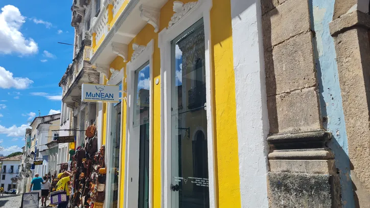 Fachada do Munean - Museu Nacional da Enfermagem, que funciona na Rua Maciel de Cima, 5, no Pelourinho