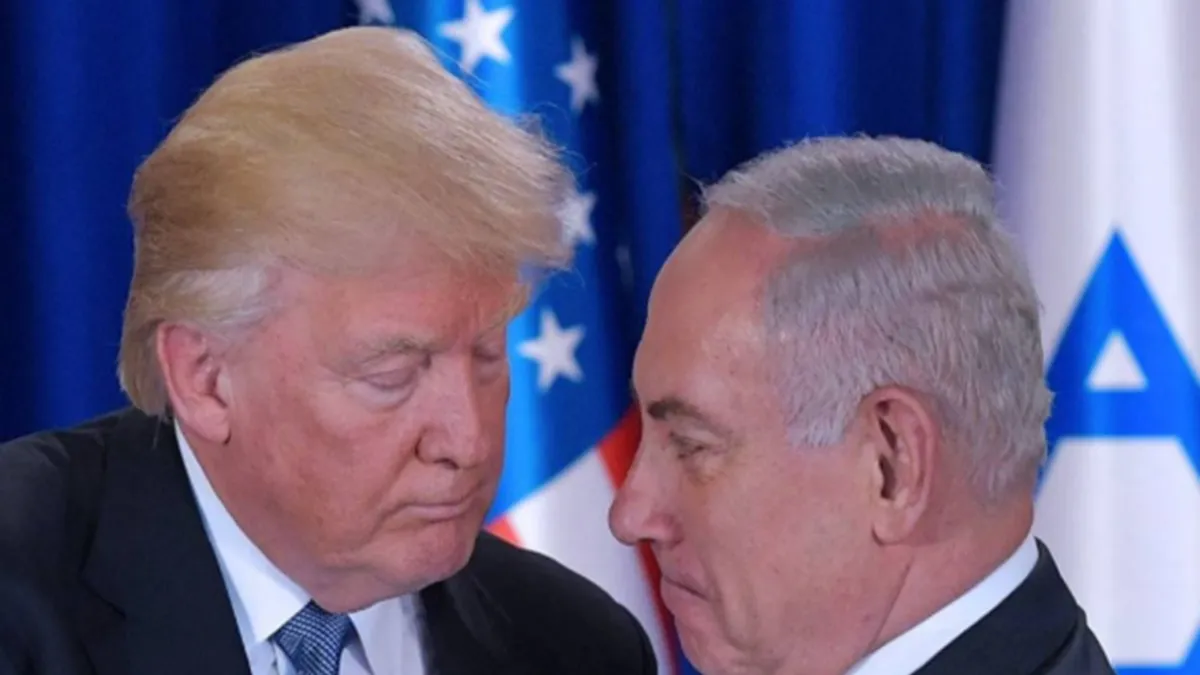 Donald Trump vai na contramão de Netanyahu