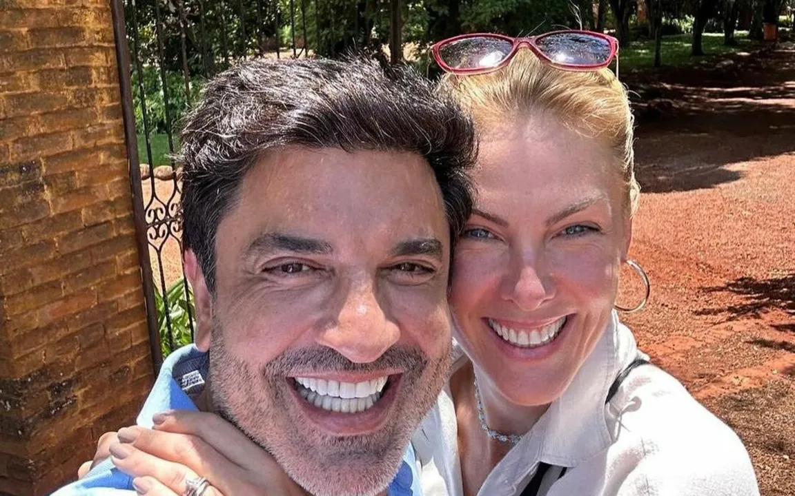 A apresentadora se casou recentemente com o rapaz