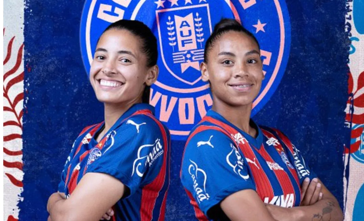 Angela e Wendy, jogadoras do Bahia