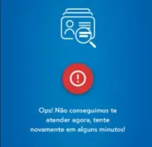 Erro do aplicativo Caixa Tem