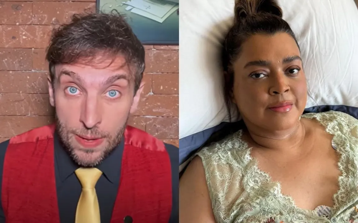 O humorista foi processado pela cantora