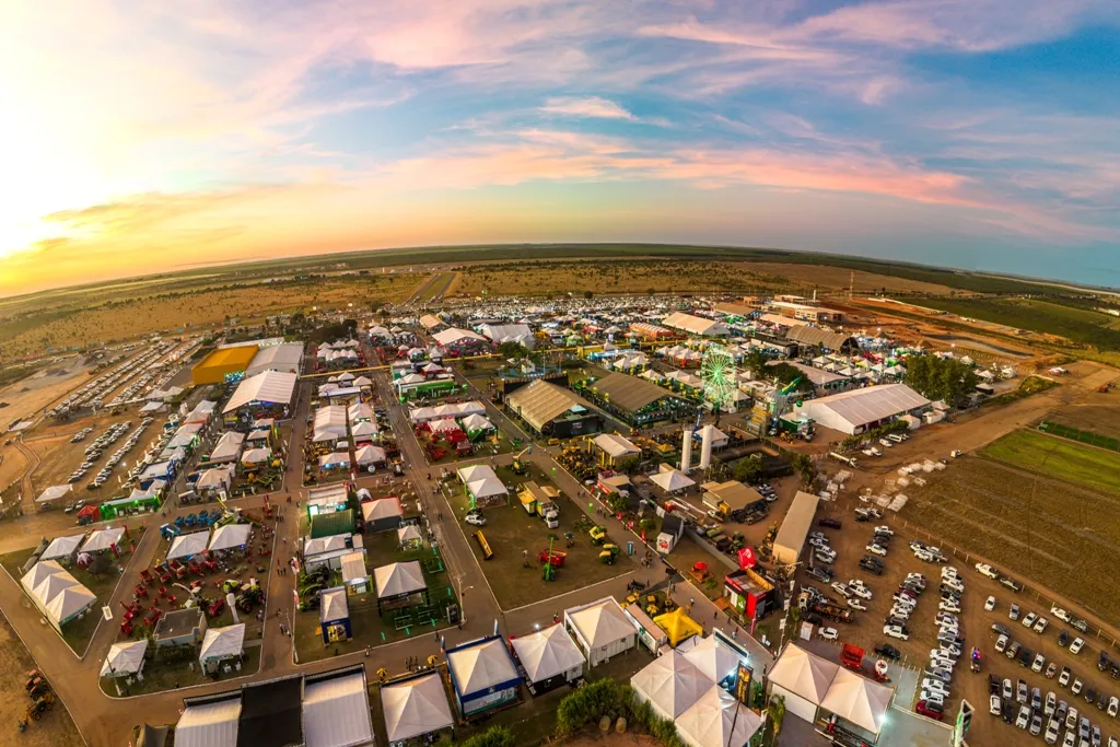 Imagem aérea da Bahia Farm Show