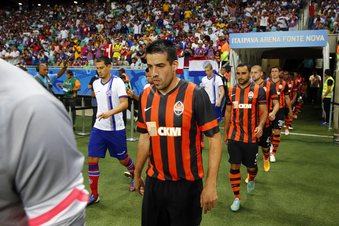 Jogo entre Bahia e Shakhtar Donetsk, da Ucrânia