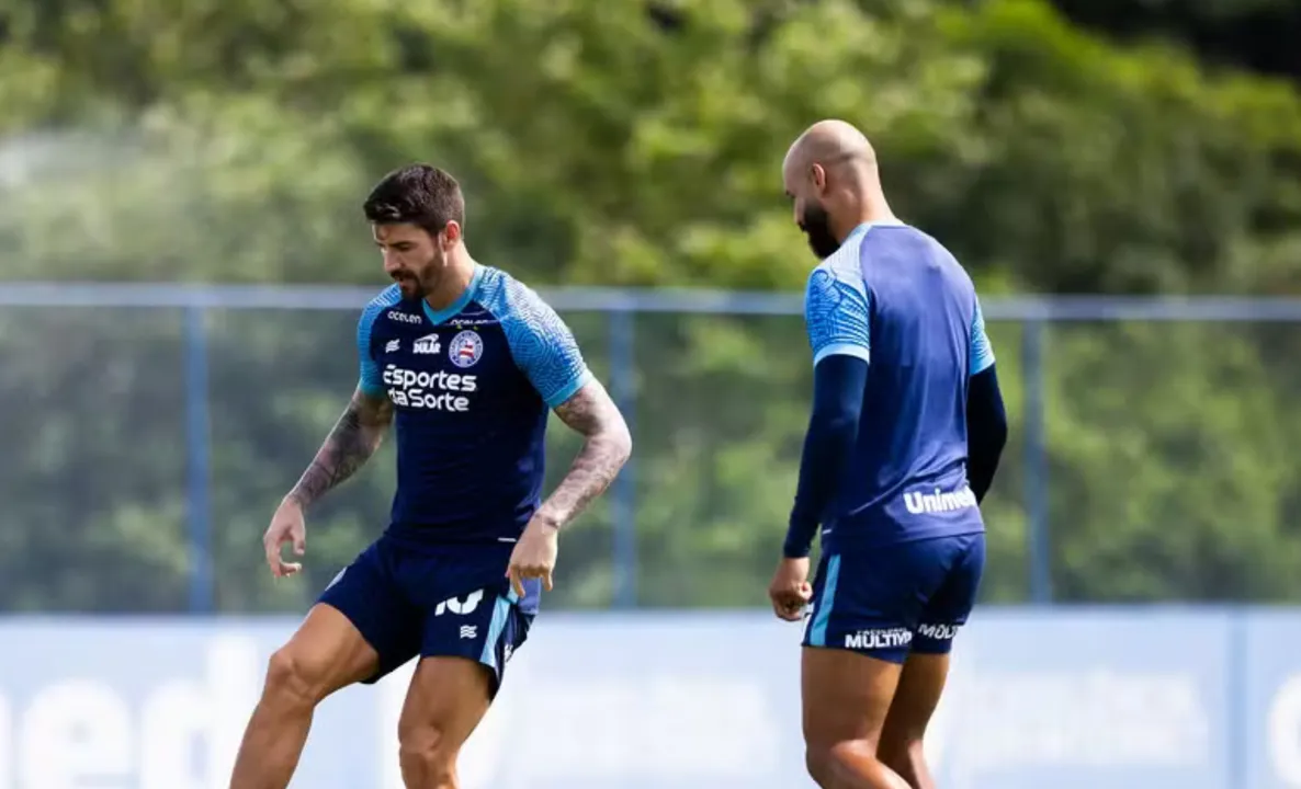 Everaldo e Thaciano, ex-jogadores do Bahia