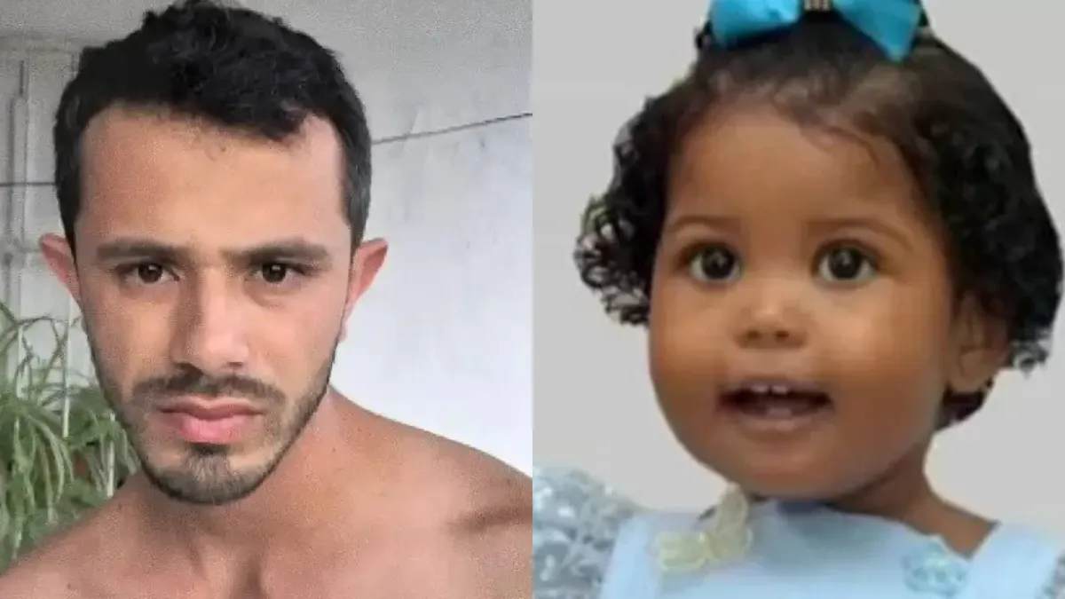 (esq.) Alex preso por matar a pequena Layla