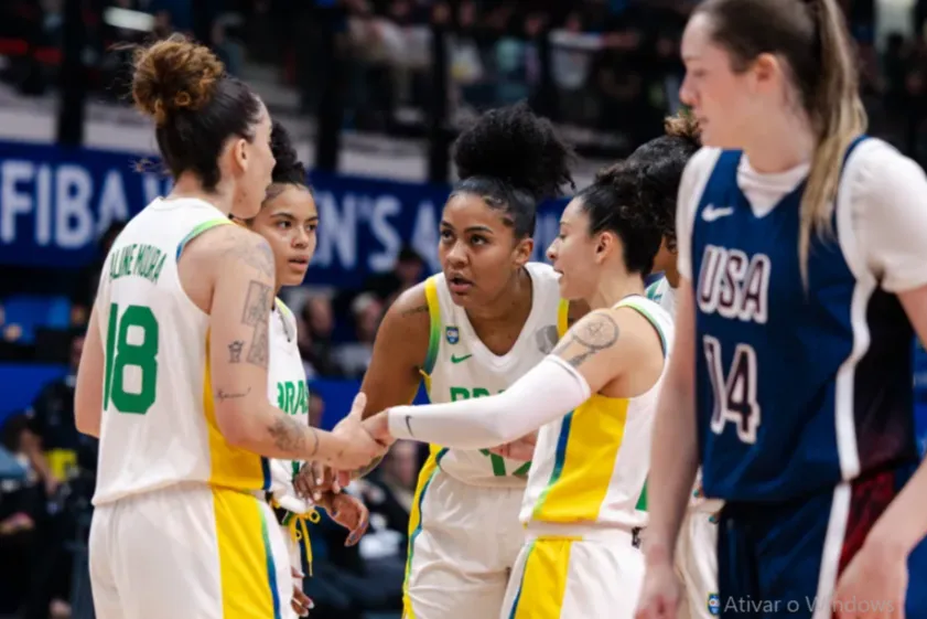 Brasil é derrotado pelos EUA na final da AmeriCup feminina por 92 a 84, fica com a prata e disputará o pré-Mundial por vaga na Copa do Mundo de 2026.