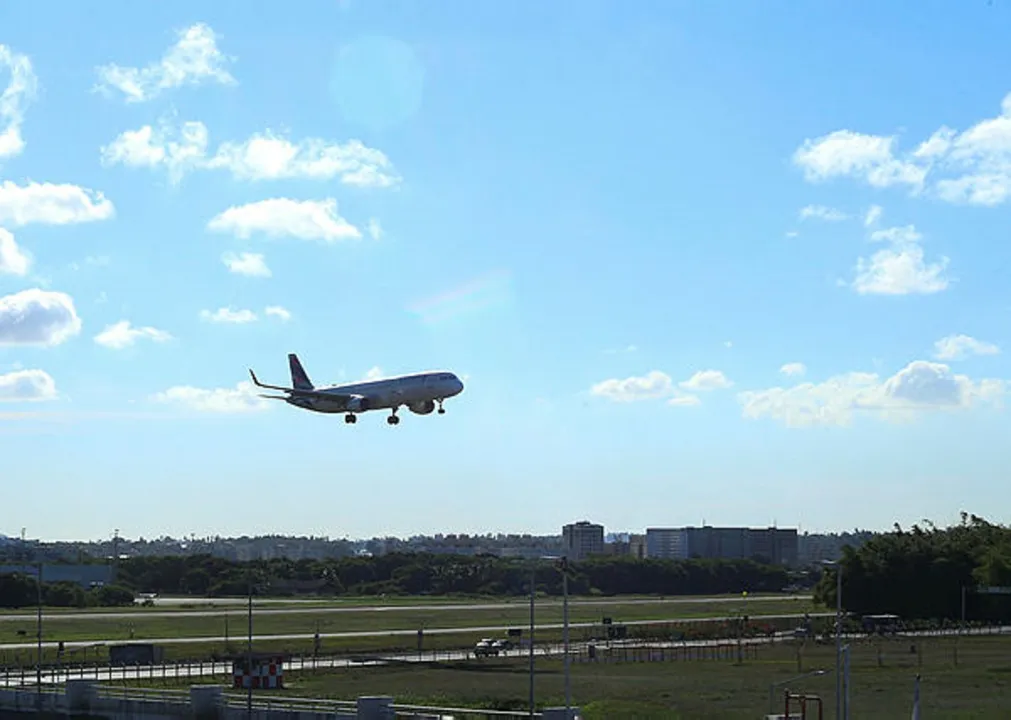 Avião no Aeroporto de Salvador