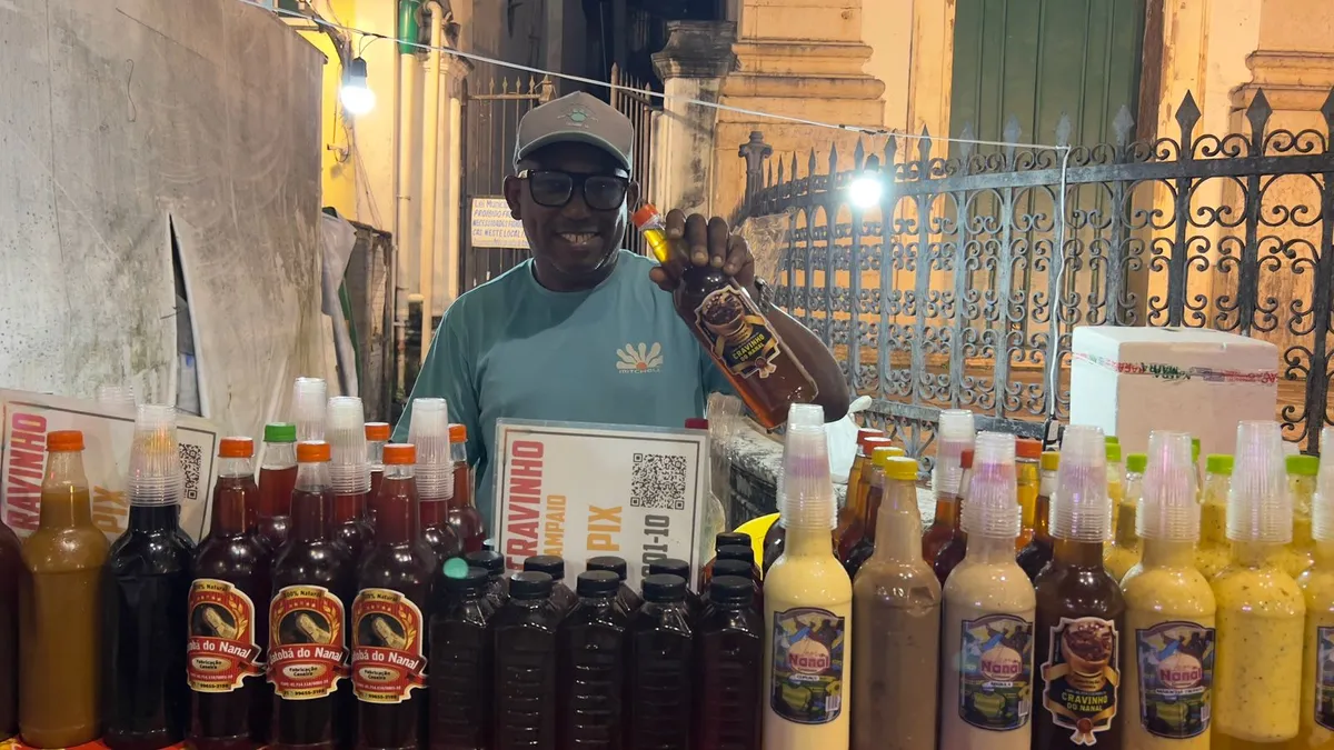 Omar, vendedor de licor do Pelourinho