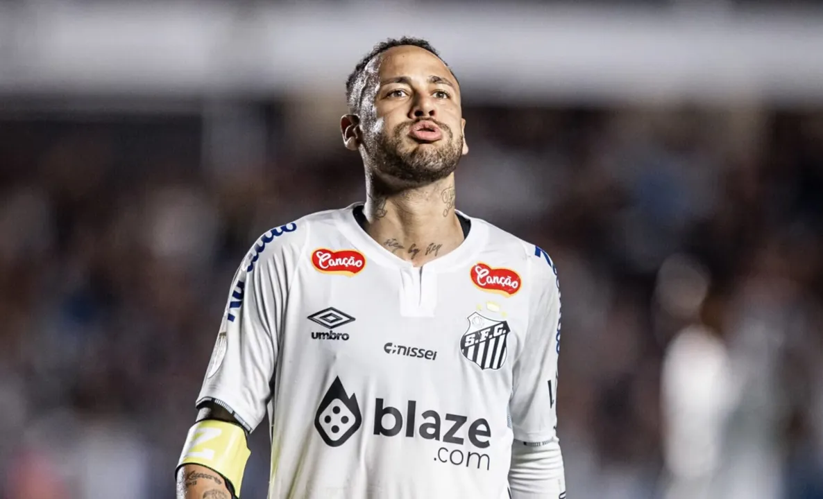 Neymar, atacante do Santos