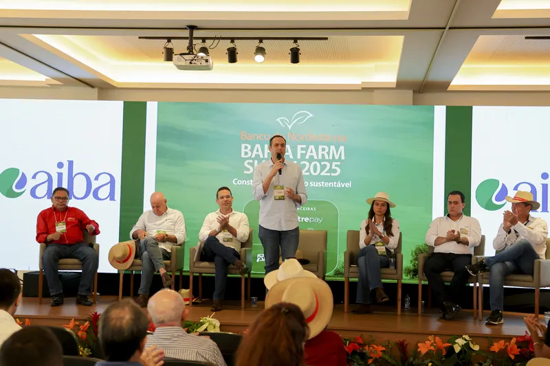 O encontro com produtores e parceiros foi realizado no auditório da Associação de Agricultores e Irrigantes da Bahia (Aiba)