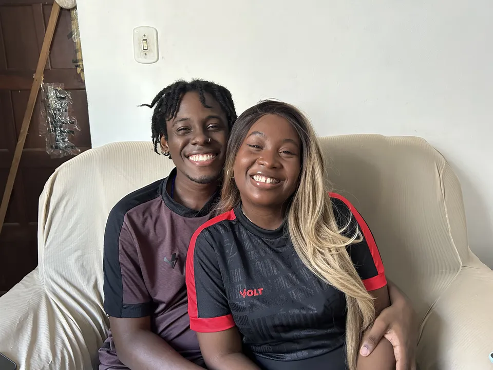 Marcos Oorun e Afroisa, o casal rubro-negro