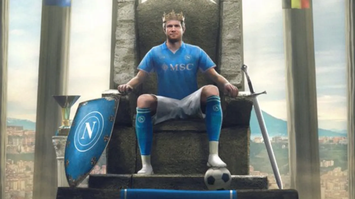 De Bruyne no Napoli