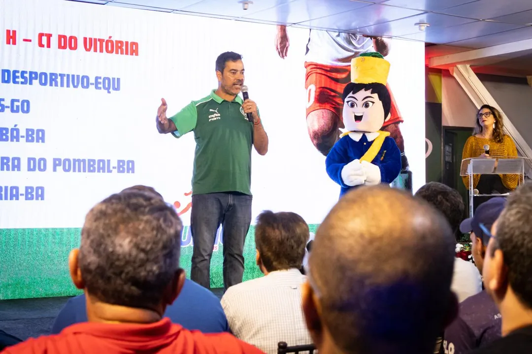 João Paulo Sampaio é o corrdenador da base do Palmeiras