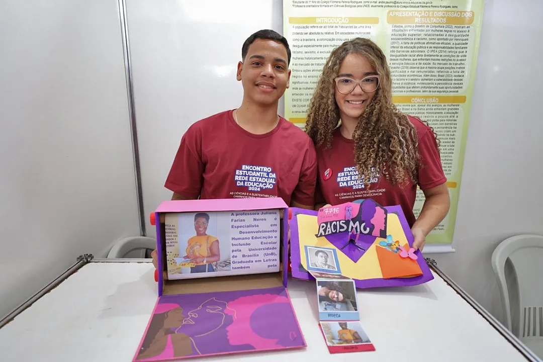 Estudantes no Encontro Estudantil