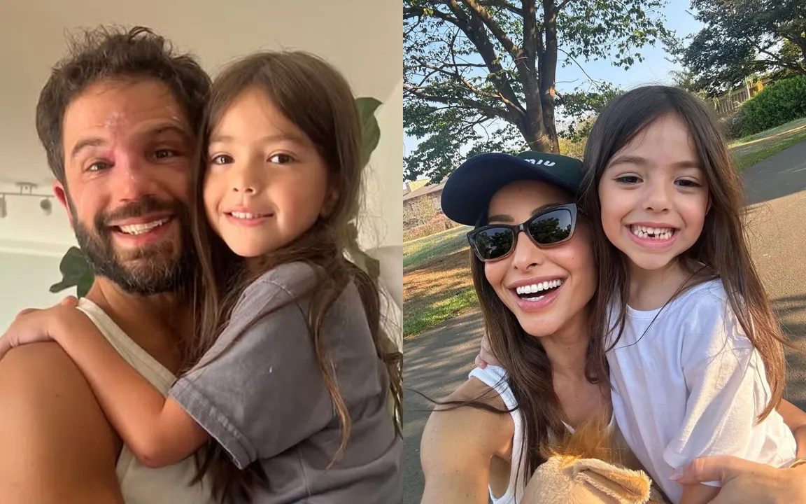 Zoe é a única filha do ex-casal