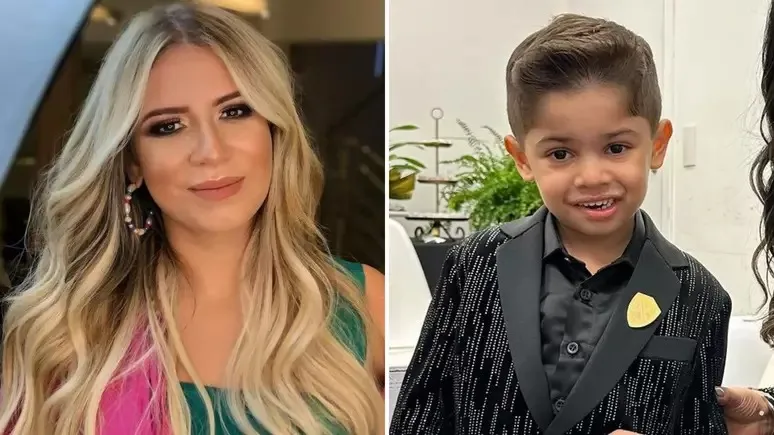 O filho da cantora tem 5 anos atualmente