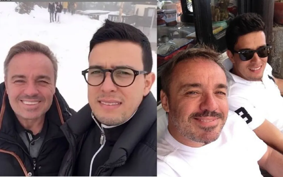 Gugu e seu suposto namorado