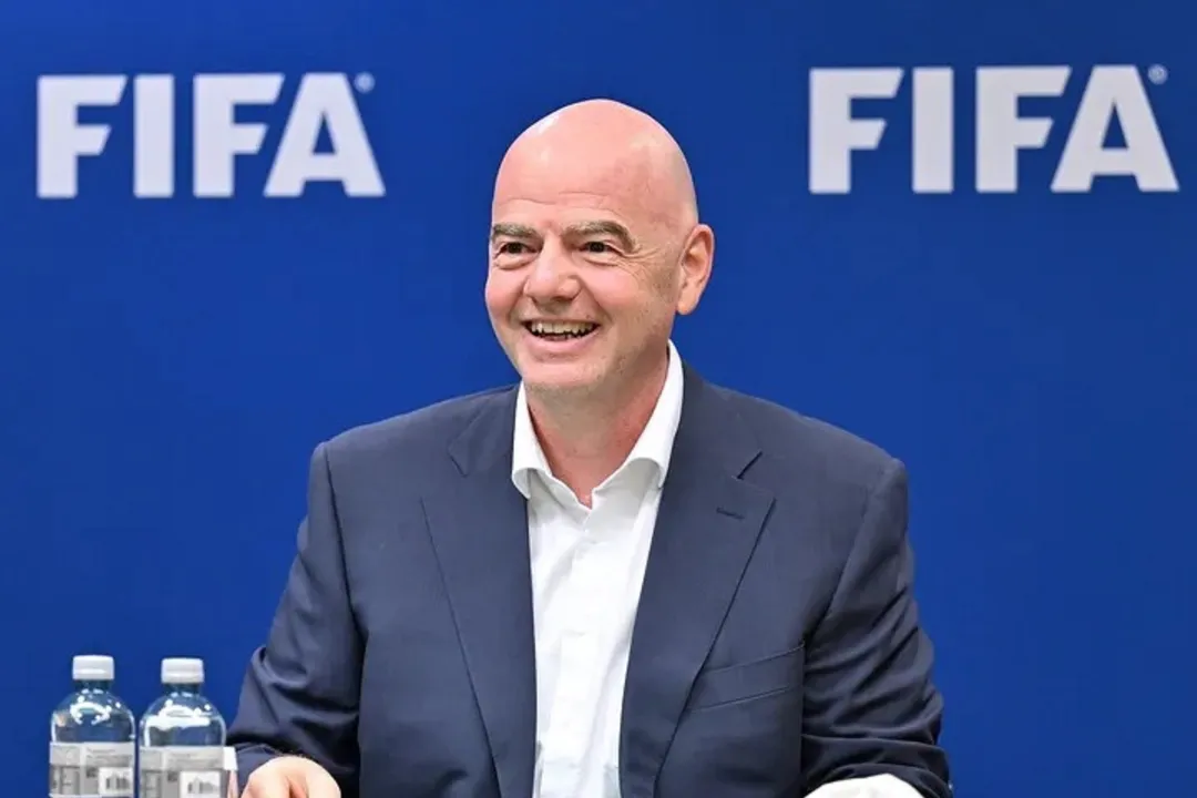 O italiano Gianni Infantino é o presidente da Fifa