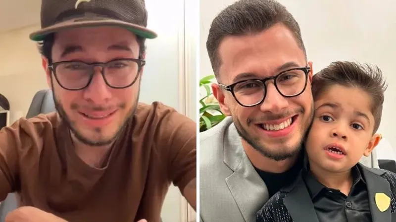 Durante o vídeo, o cantor contou que tanto ele quanto a mãe estão passando por um momento extremamente delicado com a ausência do menino
