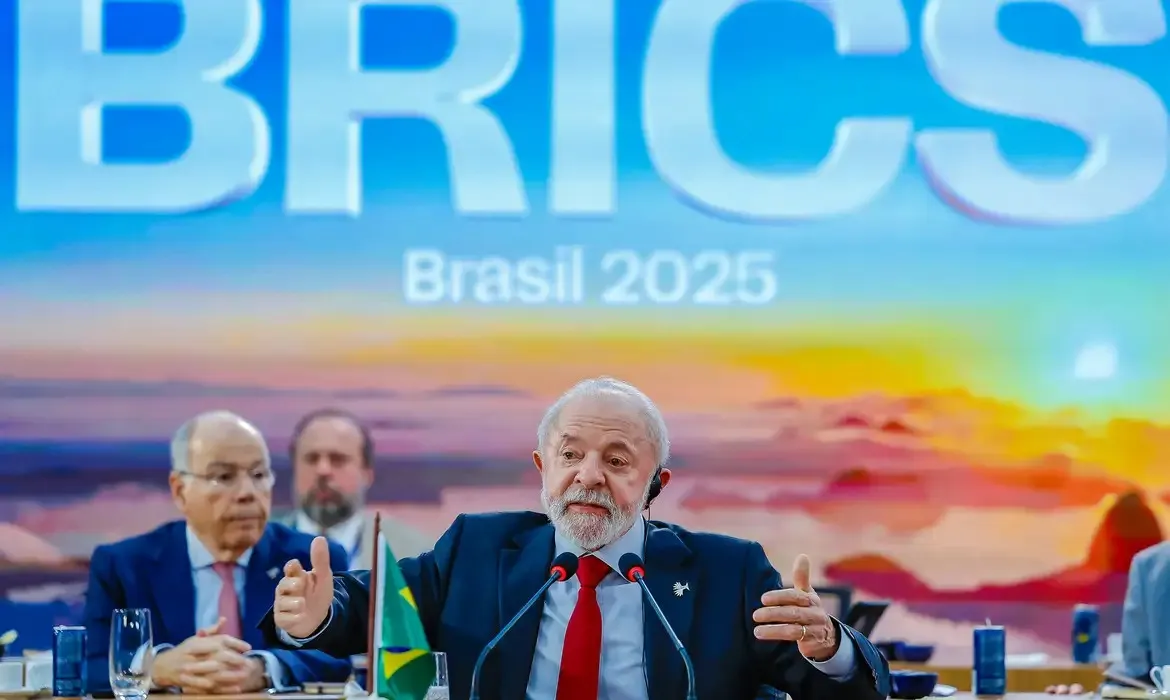 Lula em reunião do Brics
