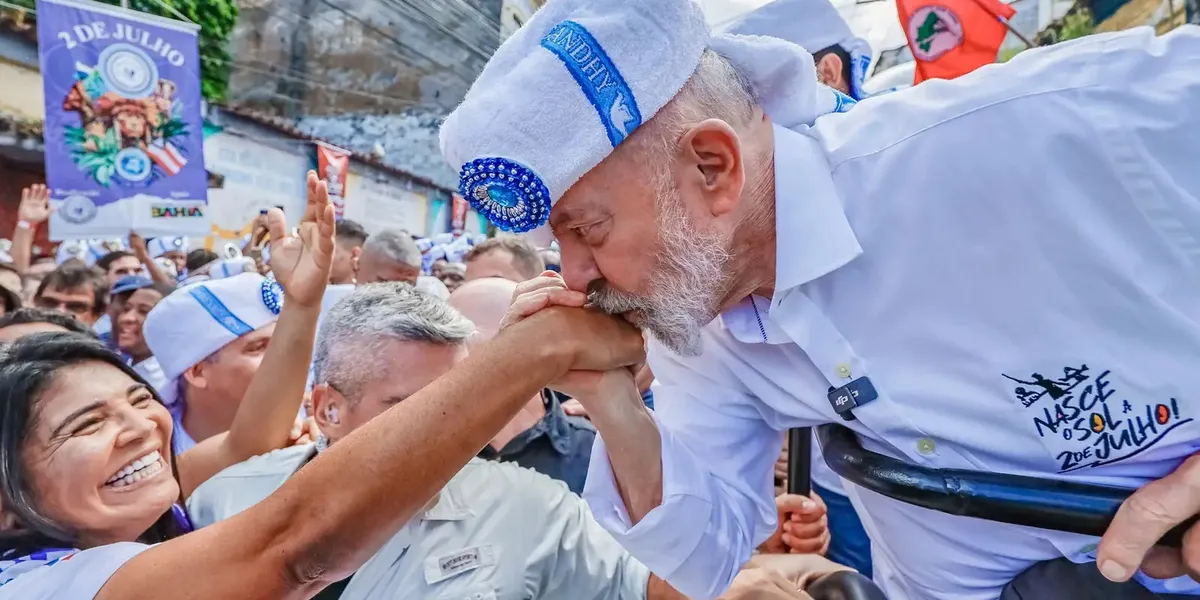 Lula participou do 2 de Julho em 2022, 2023 e 2024