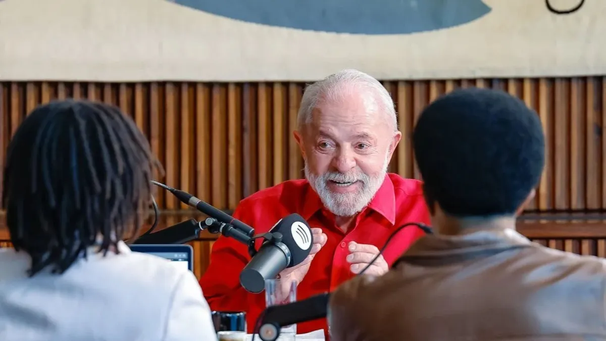 Lula durante participação no Mano a Mano