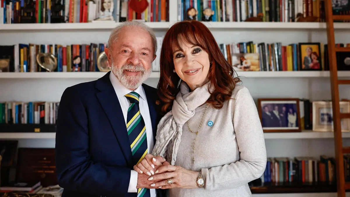 Lula com a ex-presidente Cristina Kirchner