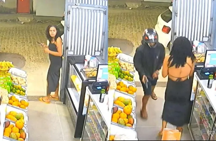 Imagens das câmeras de segurança do mercado onde Matheus foi morto denunciou Ana