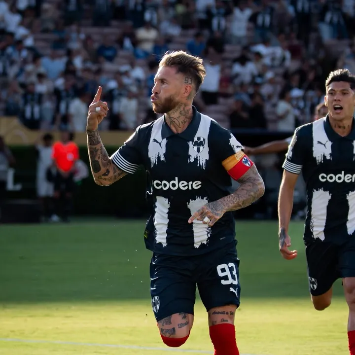 O veterano espanhol Sergio Ramos marou o gol do Monterrey diante da Inter de Milão