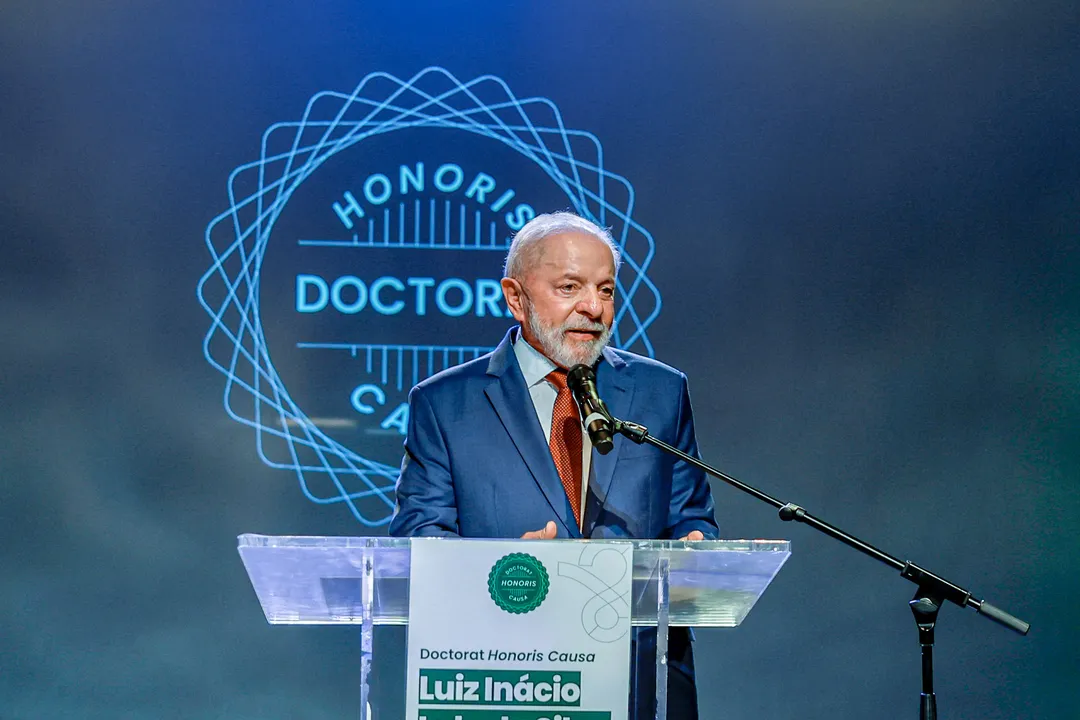 Presidente Lula (PT) em cerimônia solene