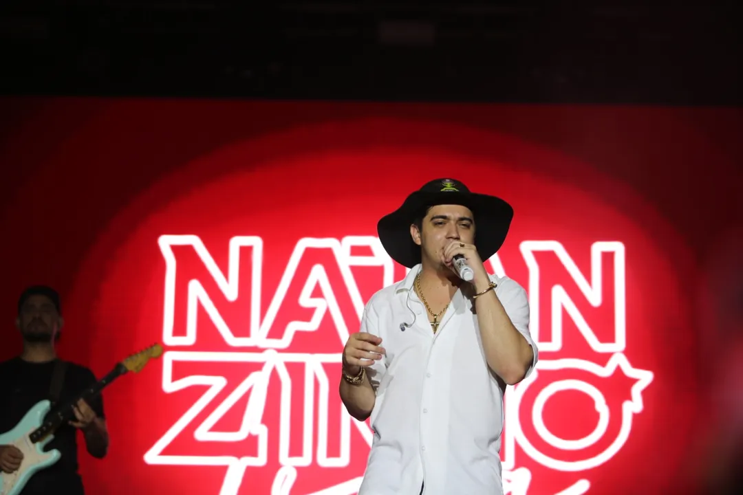 Nattanzinho Lima subiu ao palco do Parque de Exposições neste sábado