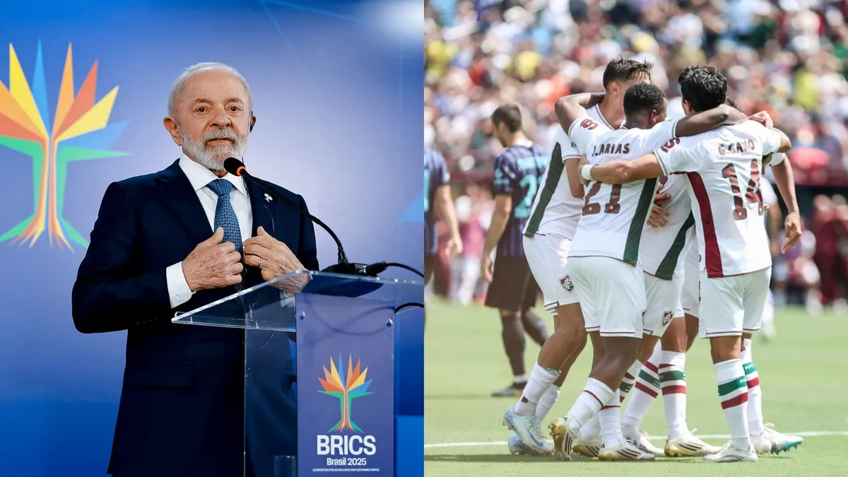 Lula diz que vai torcer para o Fluminense